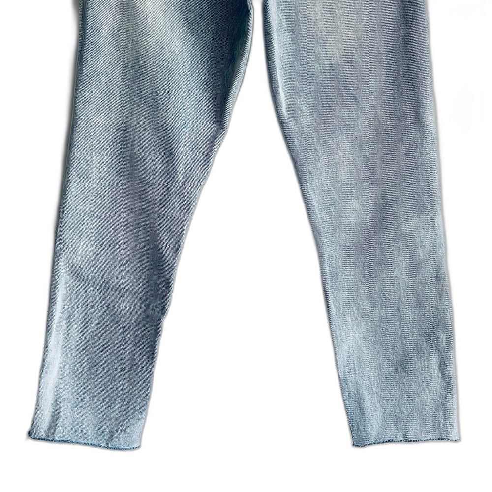 Agolde High Rise Slim Organic Cotton Jeans with Raw Cut Hem Size 26 - Picture 7 of 14